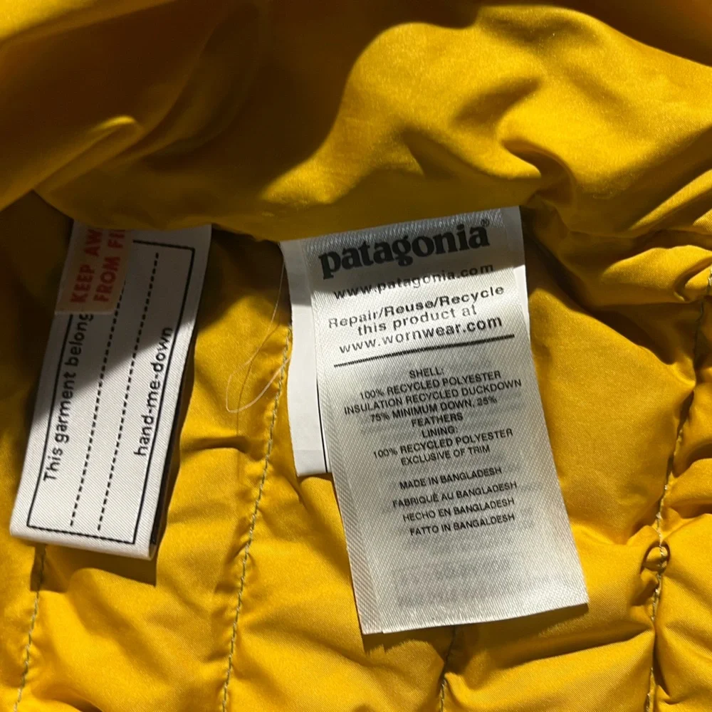 Patagonia Baby Puffer Jacket Reversible Print Insulated Coat - Picture 6 of 7